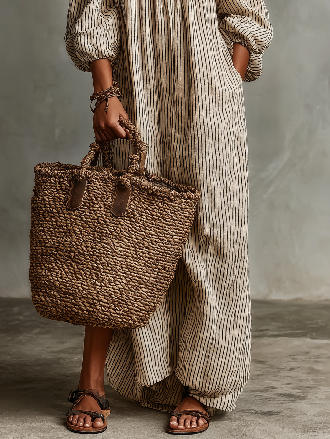 Robe Longue Épaules Dénudées Légère