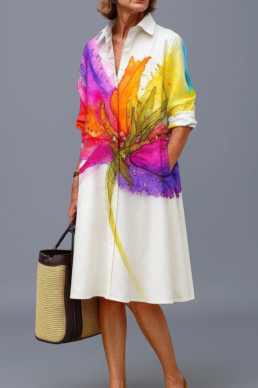 Robe Midi Kayla Chic et Décontractée
