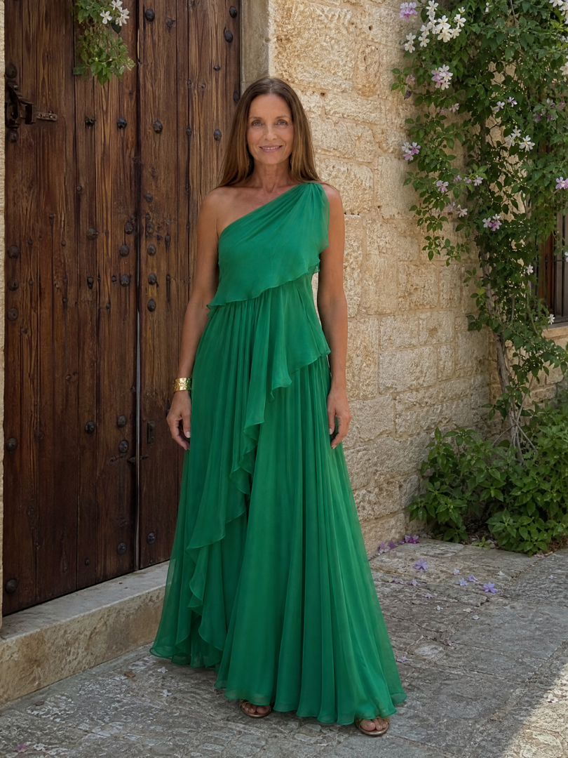 Robe Longue Asymétrique Zeline