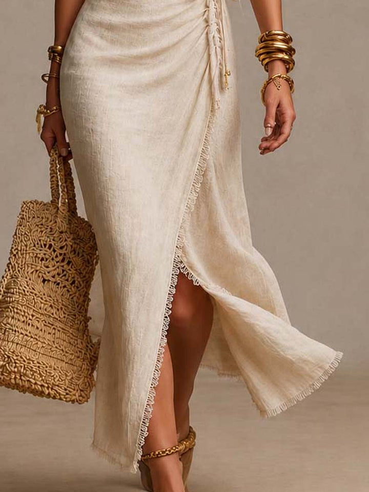 Robe Midi Cache-Cœur Maeve