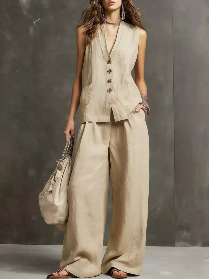 Ensemble Débardeur et Pantalon Large