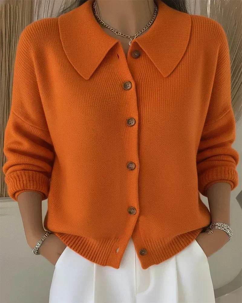 Cardigan Vespera à col boutonné