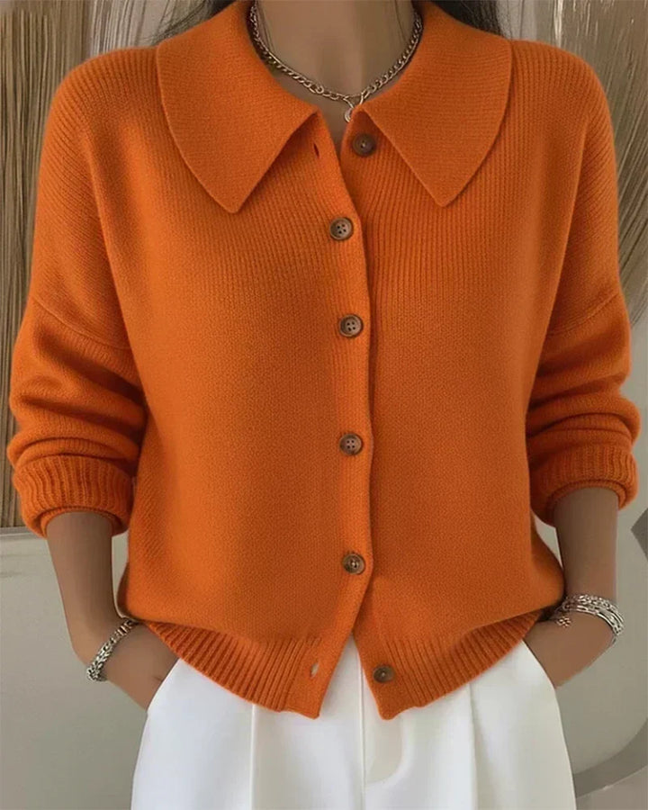 Cardigan Vespera à col boutonné