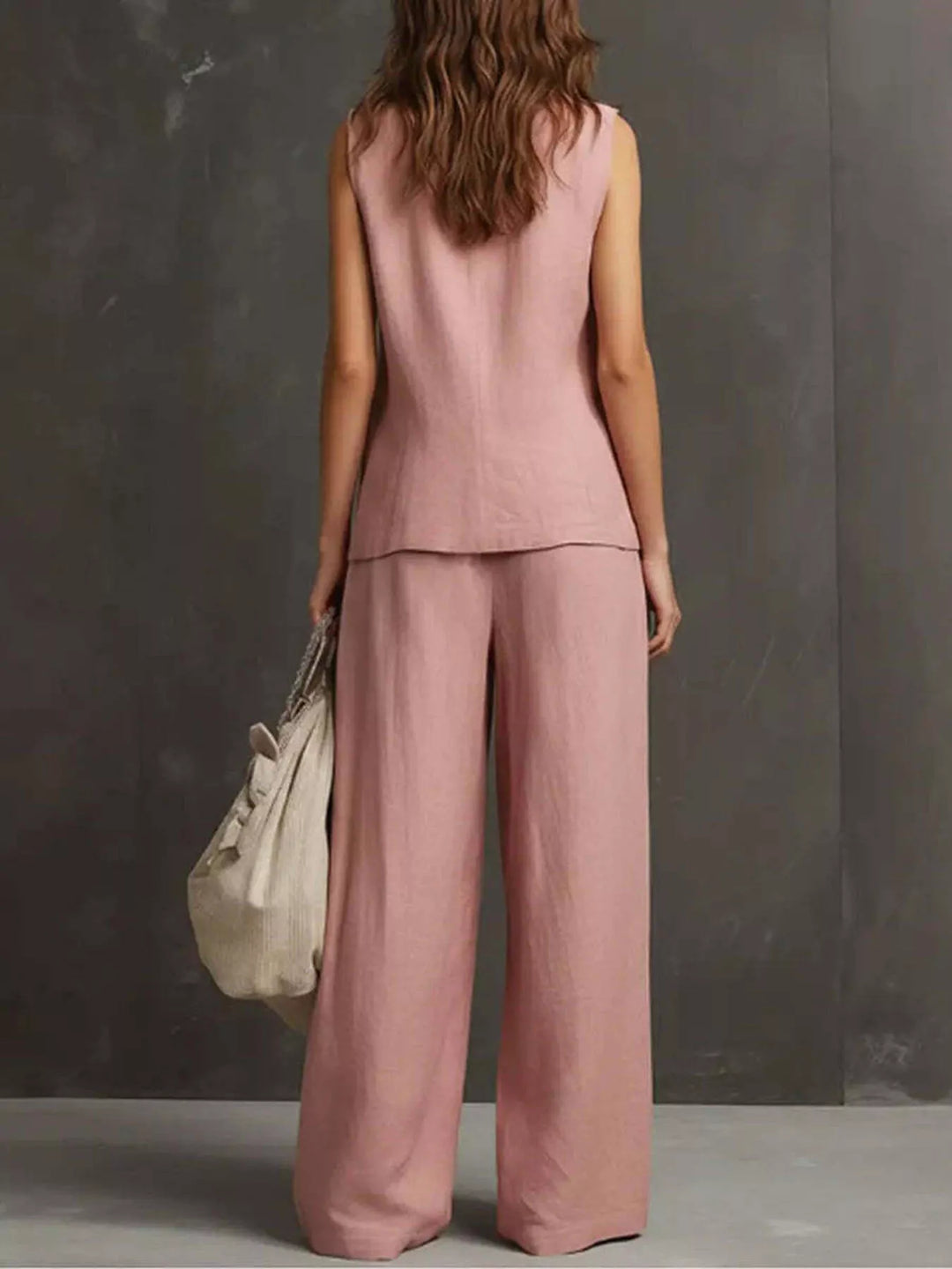Ensemble Débardeur et Pantalon Large