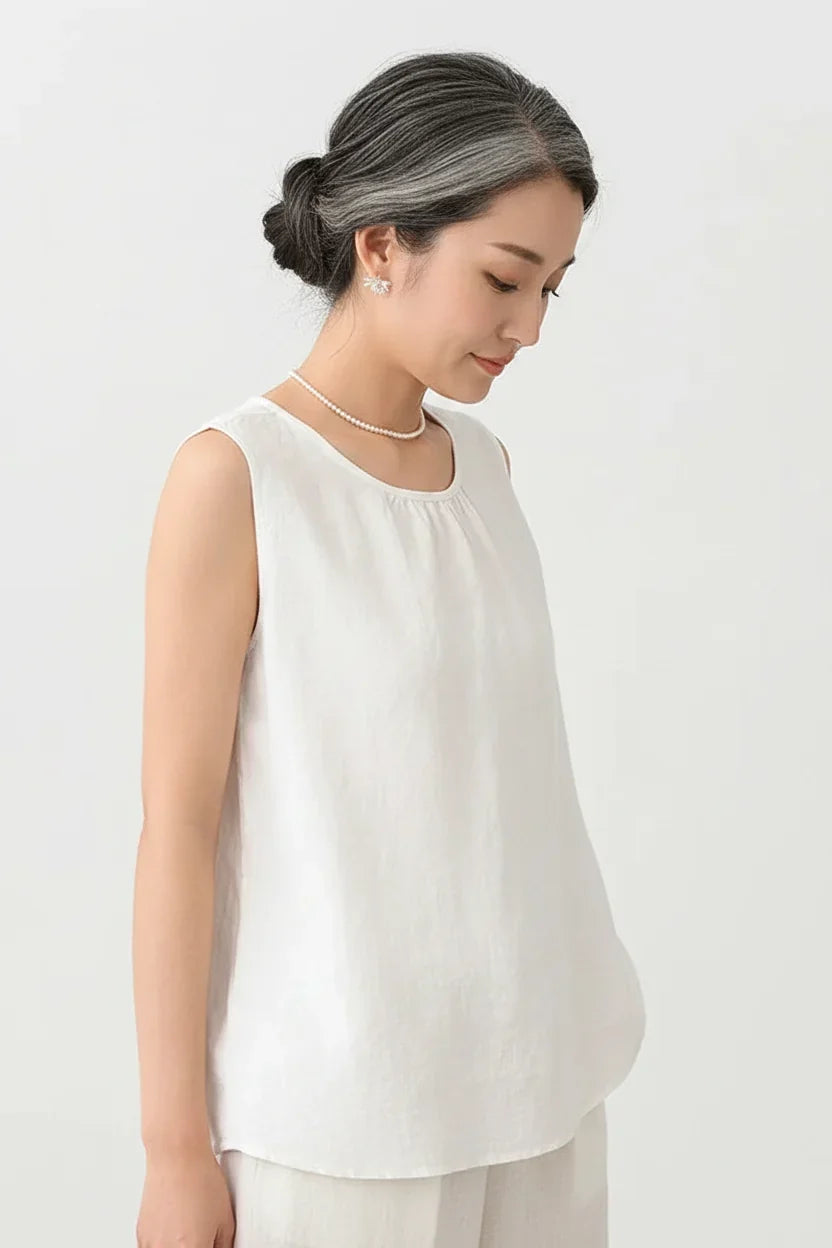Ensemble Haut et Pantalon en Fibre Naturelle