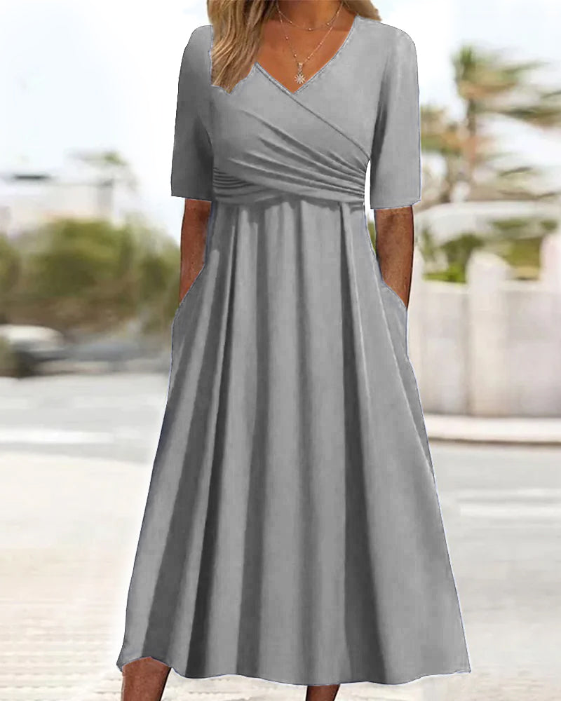 Robe Midi Katharin Luxueuse de Printemps