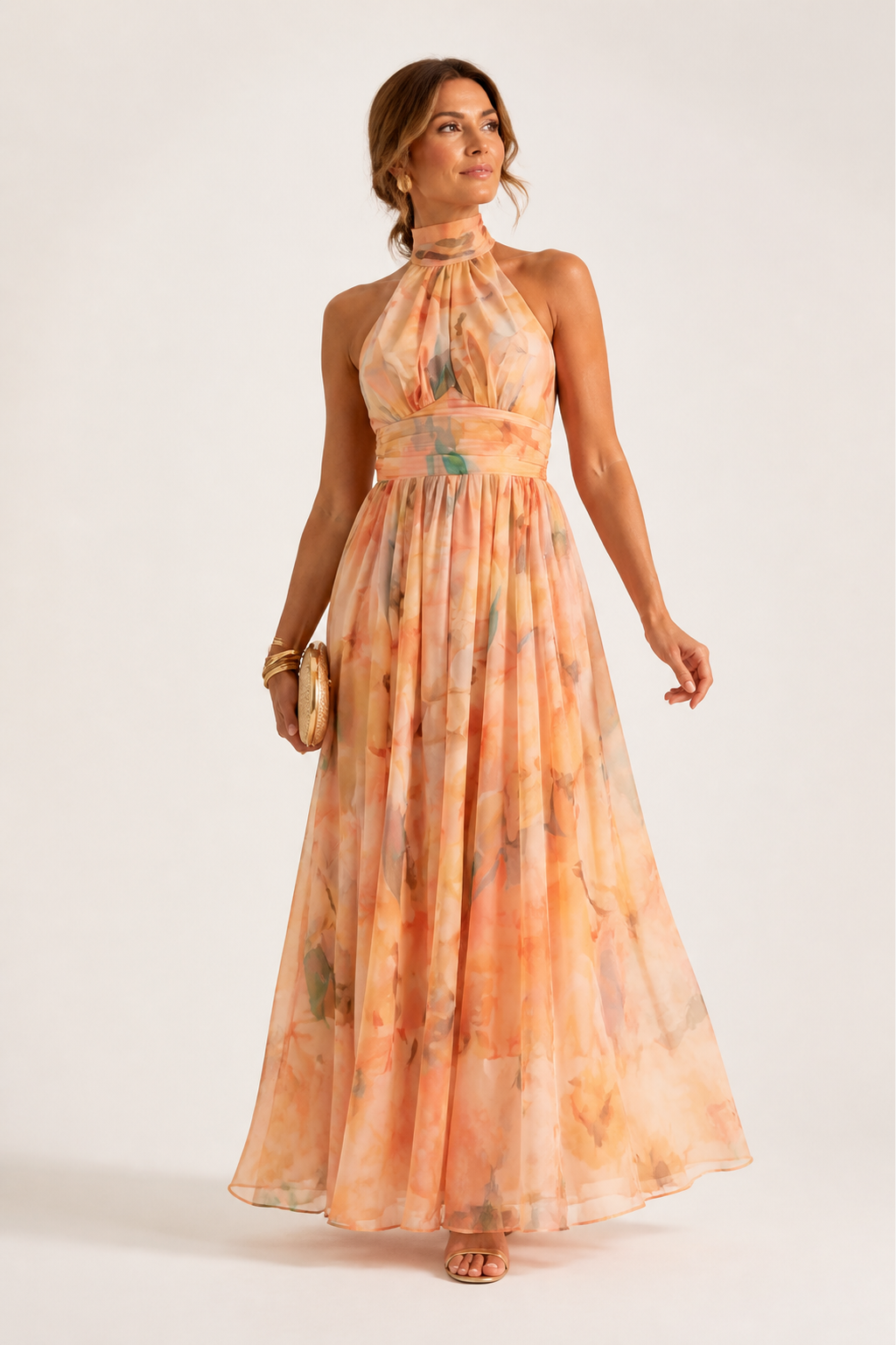 Robe Longue Fleurie Alicia