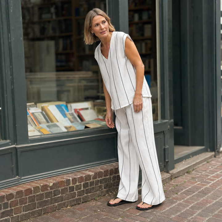 Ensemble Pantalon Rayé Amelia
