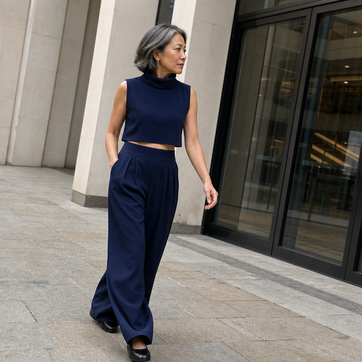 Ensemble Avianna Haut Court et Pantalon