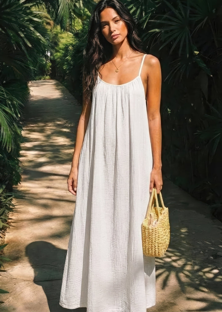 Robe Victoria Dos Nu à Fines Bretelles
