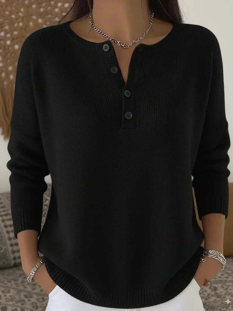 Pull Helena boutonné en maille
