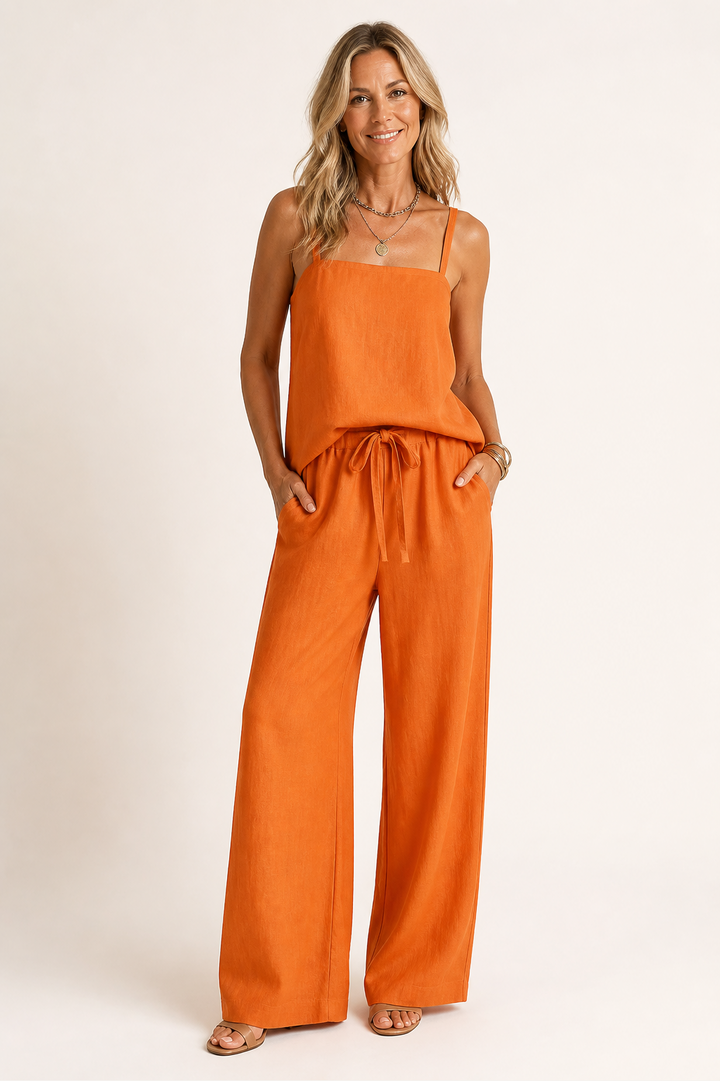 Ensemble Débardeur et Pantalon Large