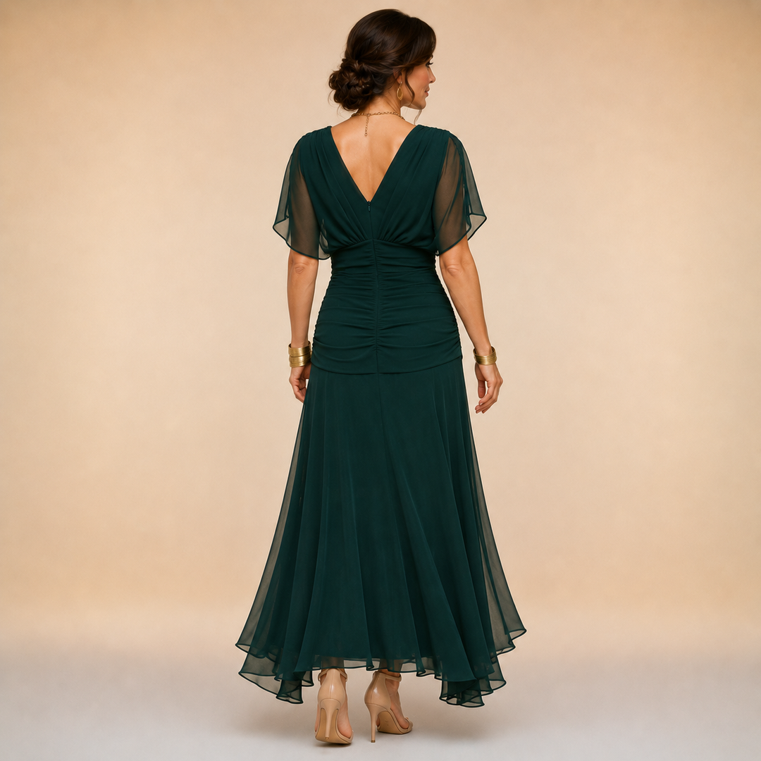 Robe de Soirée Drapée Emma