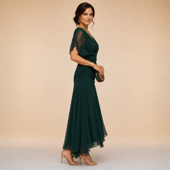 Robe de Soirée Drapée Emma