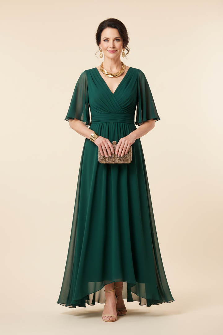 Robe de Soirée Drapée Emma