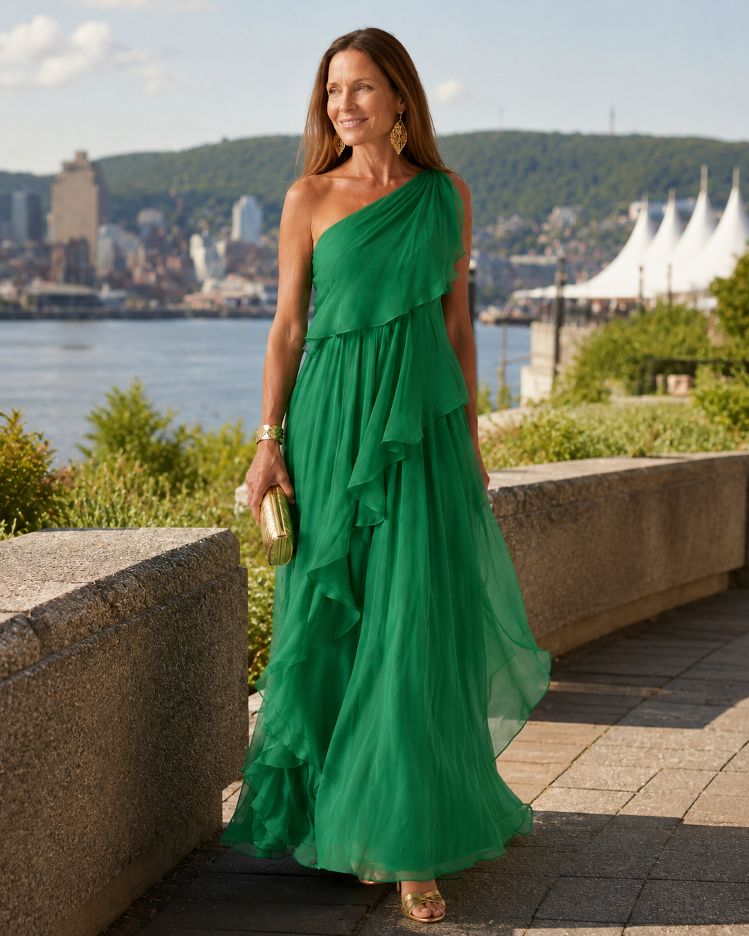 Robe Longue Asymétrique Zeline