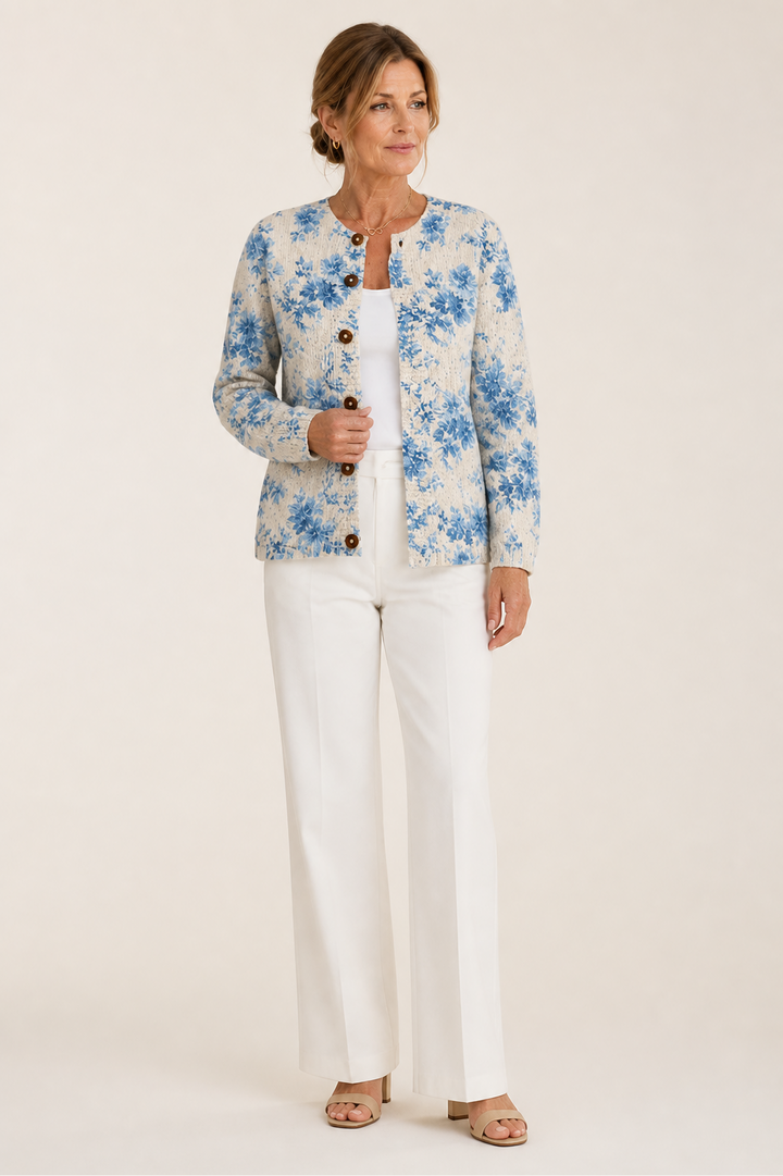 Cardigan Daysie en maille vintage
