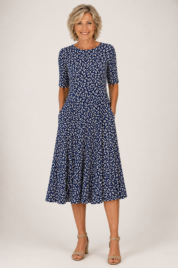 Robe Midi Imprimé Floral
