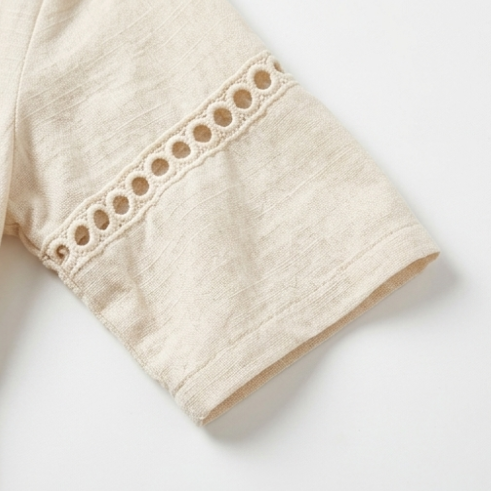 Robe Midi à Finition Crochet