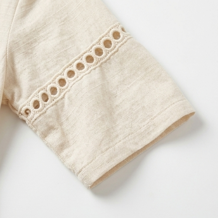 Robe Midi à Finition Crochet