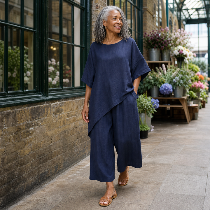 Ensemble Pantalon en Lin Kalynra