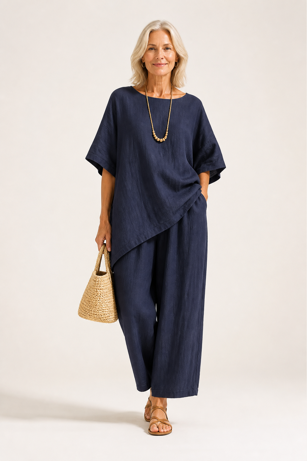 Ensemble Pantalon en Lin Kalynra