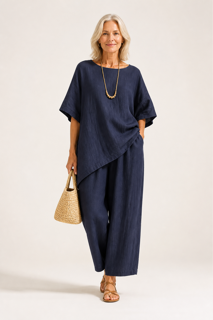Ensemble Pantalon en Lin Kalynra