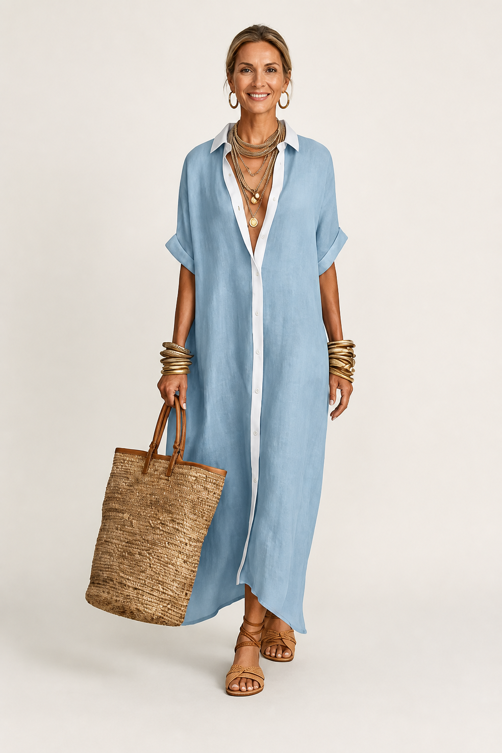 Robe Chemise Longue Kamira