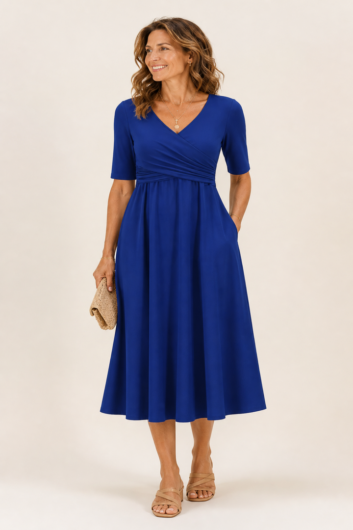 Robe Midi Katharin Luxueuse de Printemps