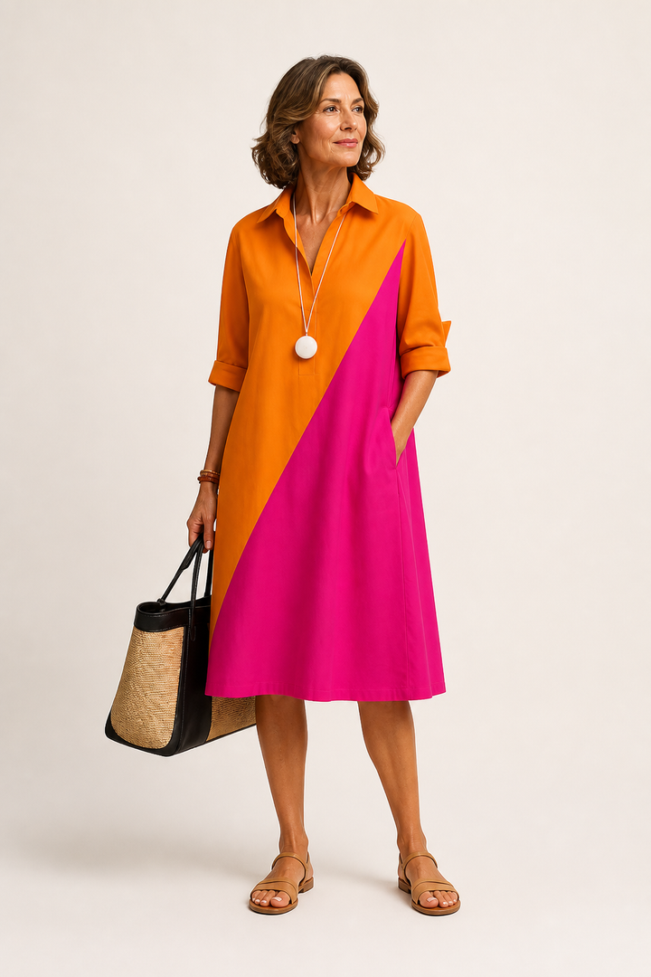 Robe Midi Kayla Chic et Décontractée