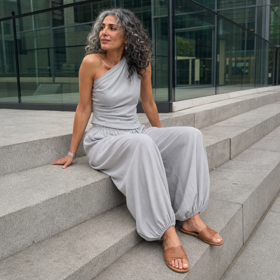 Ensemble Pantalon Asymétrique Lacey