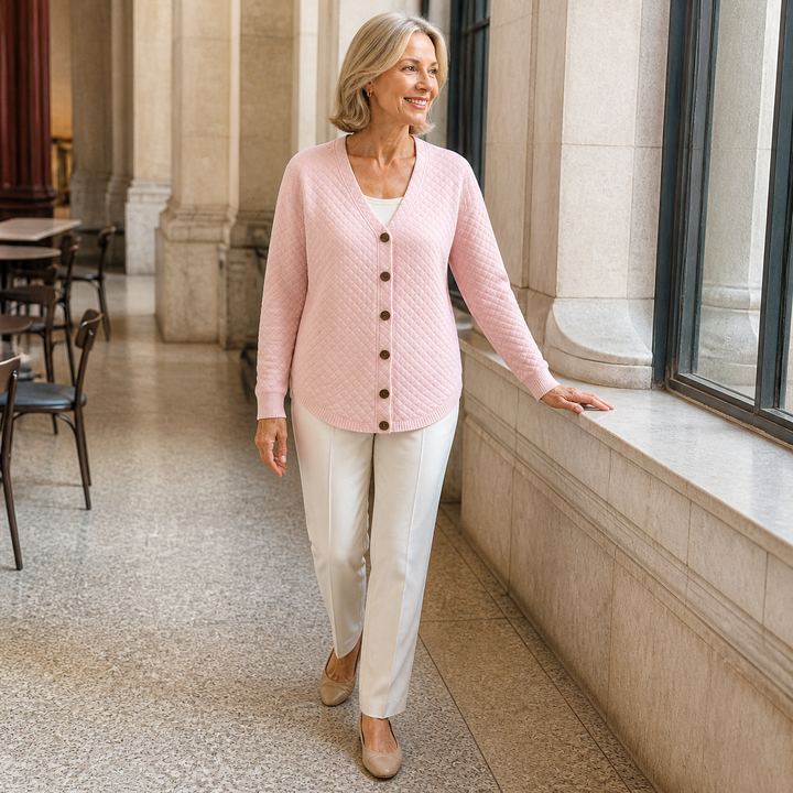 Cardigan matelassé Laverne
