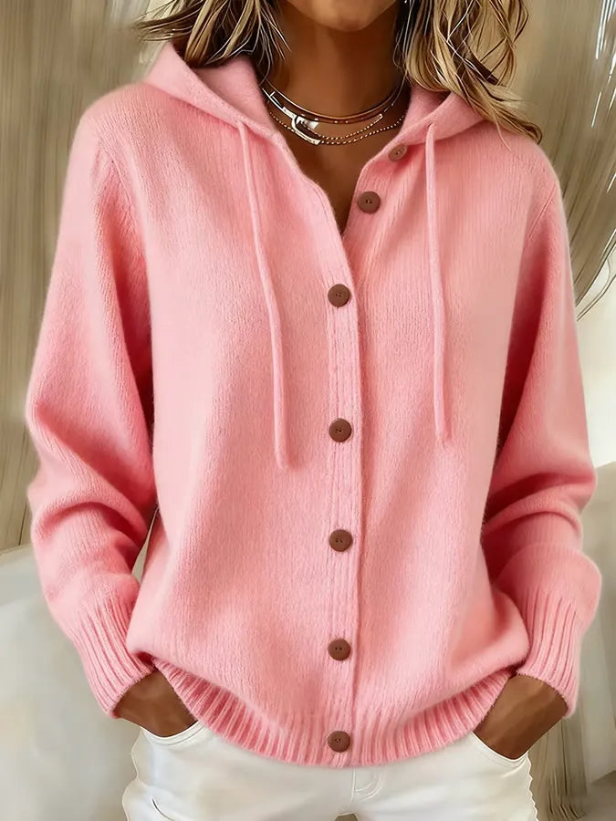 Cardigan à capuche Brenda cocooning