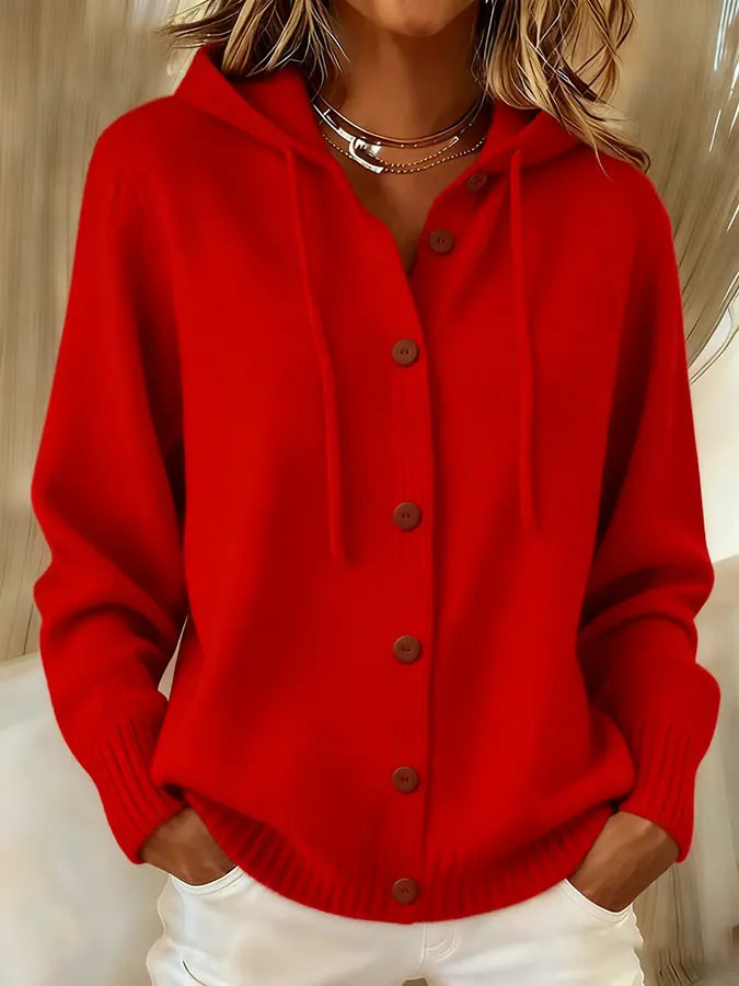 Cardigan à capuche Brenda cocooning