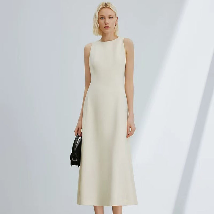 Robe Midi Française Minimaliste