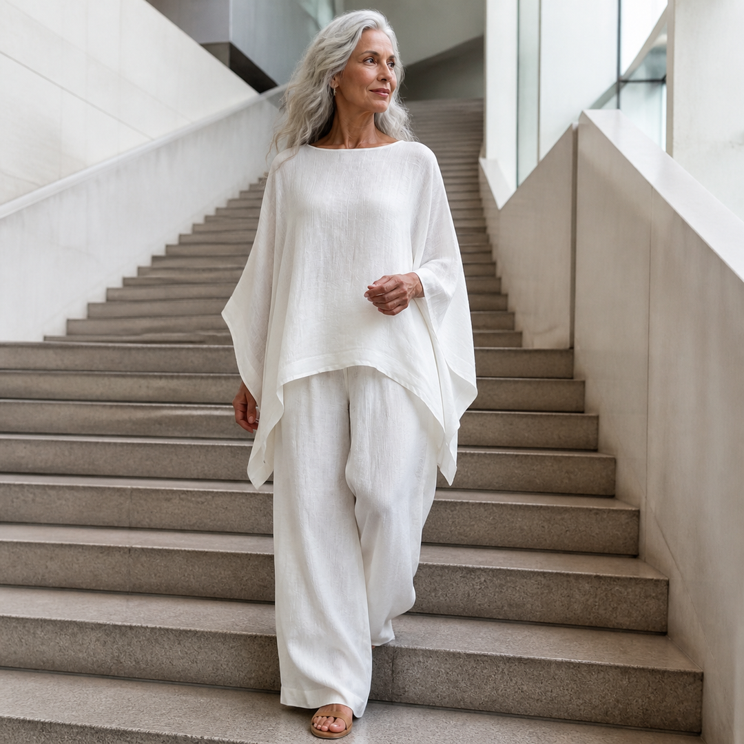 Ensemble Haut Fluide et Pantalon