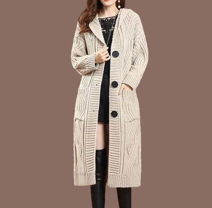 Veste en maille ample longue
