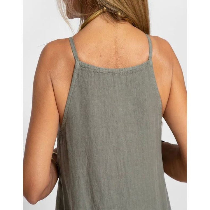 Robe Longue Minimaliste à Bretelles