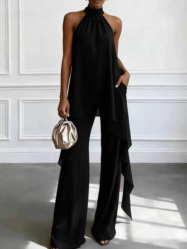 Ensemble Pantalon Élégant Dos-Nu