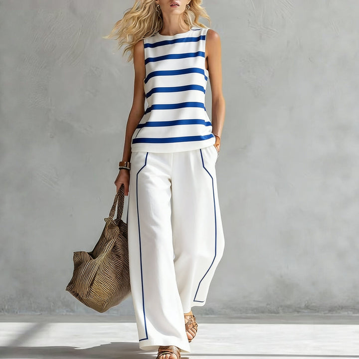 Ensemble Pantalon Large Décontracté