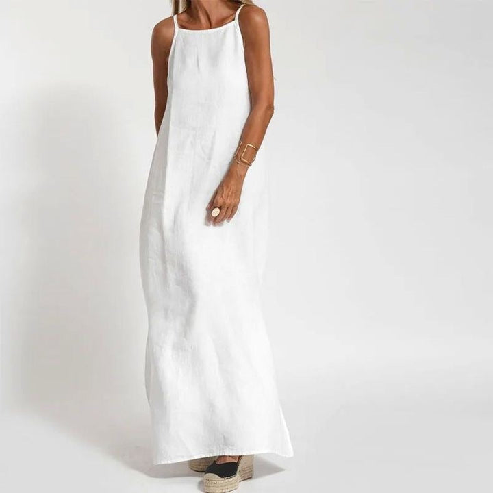 Robe Longue Minimaliste à Bretelles