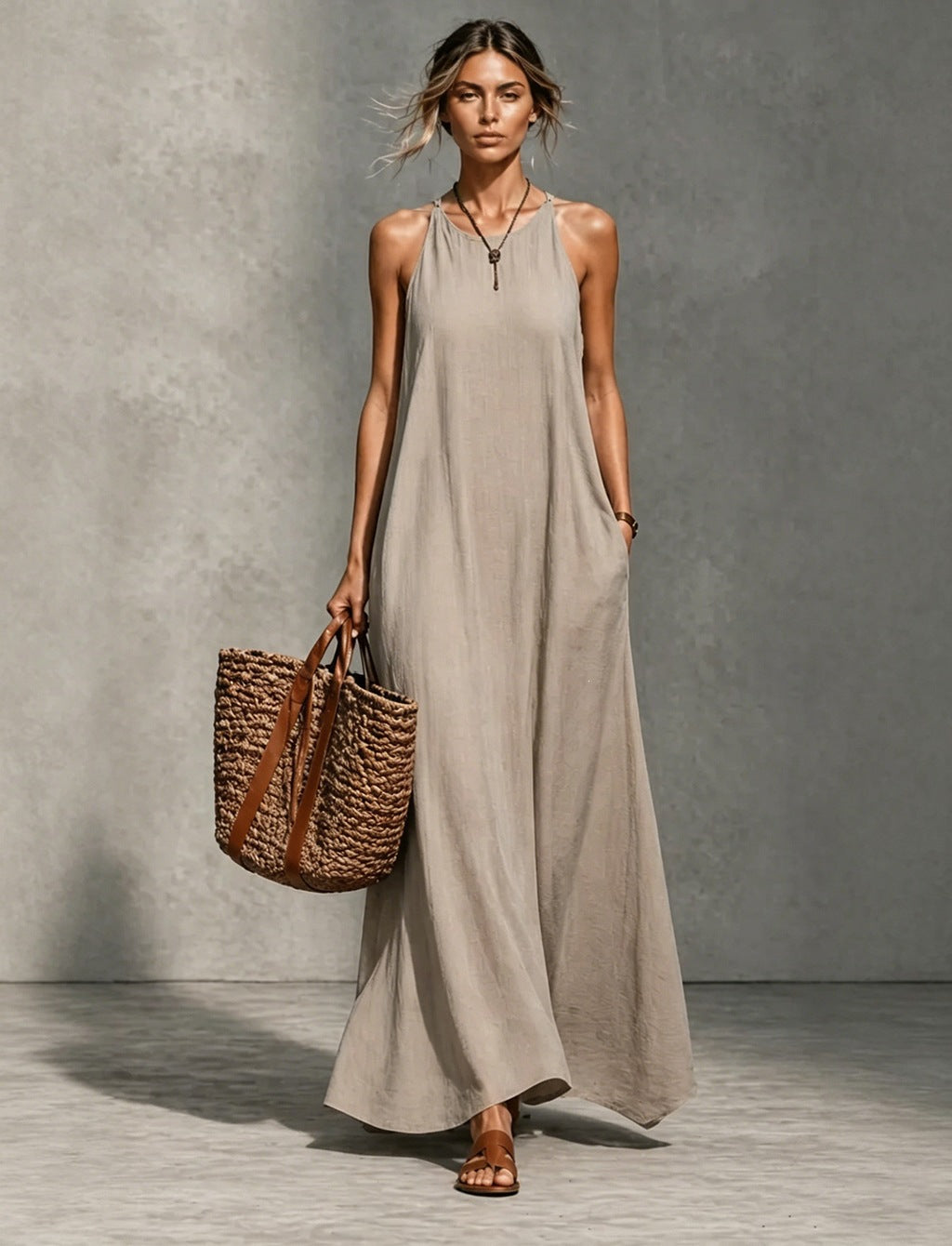 Robe Longue Ample Resort