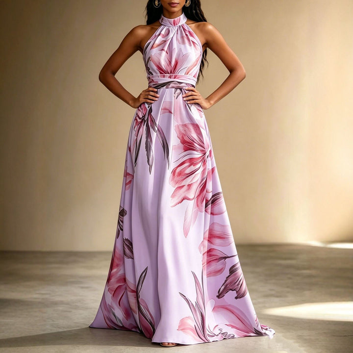 Robe Longue Fleurie Tropicale
