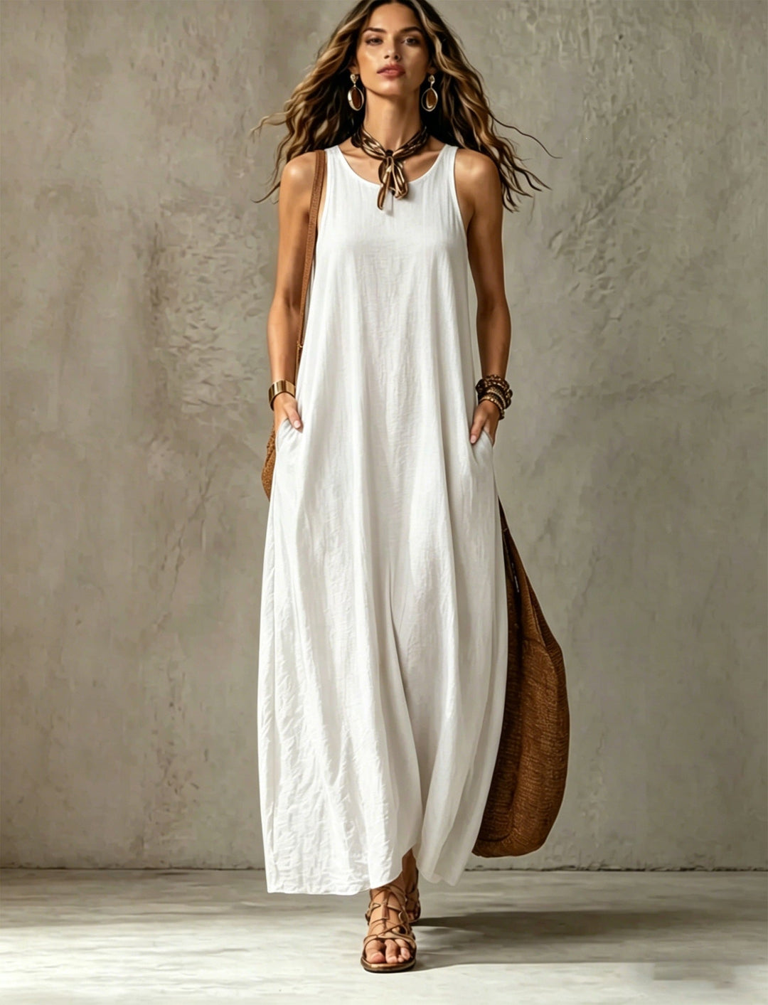 Robe Longue Ample Resort