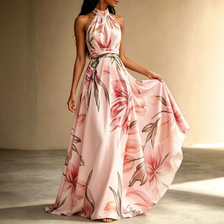 Robe Longue Fleurie Tropicale