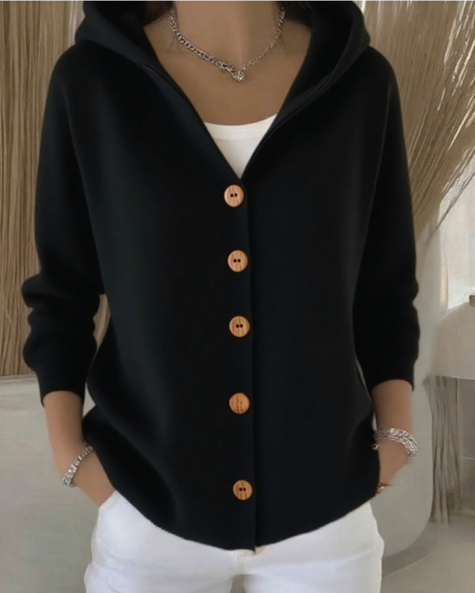 Cardigan à capuche Darienne en maille