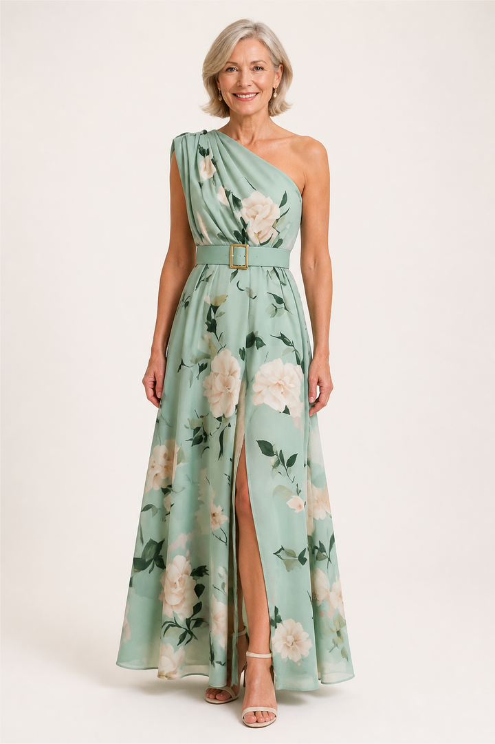 Robe Longue Asymétrique Trapèze
