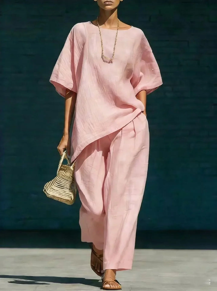 Ensemble Pantalon en Lin Kalynra
