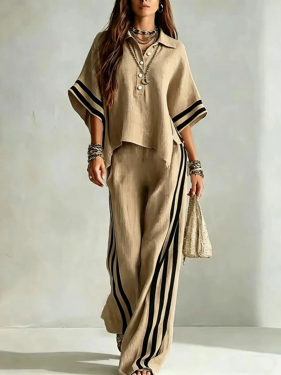Ensemble Pantalon Large Marlena