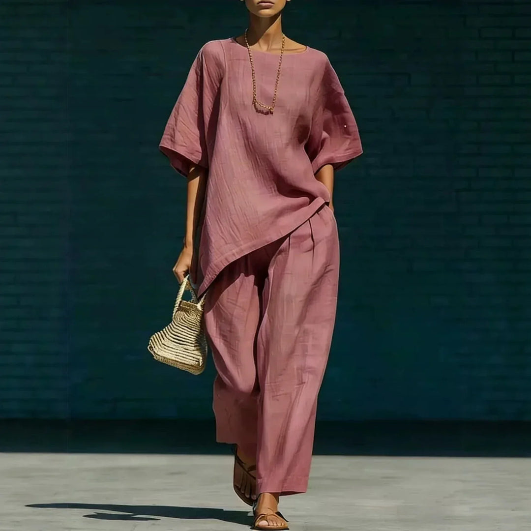 Ensemble Pantalon en Lin Kalynra